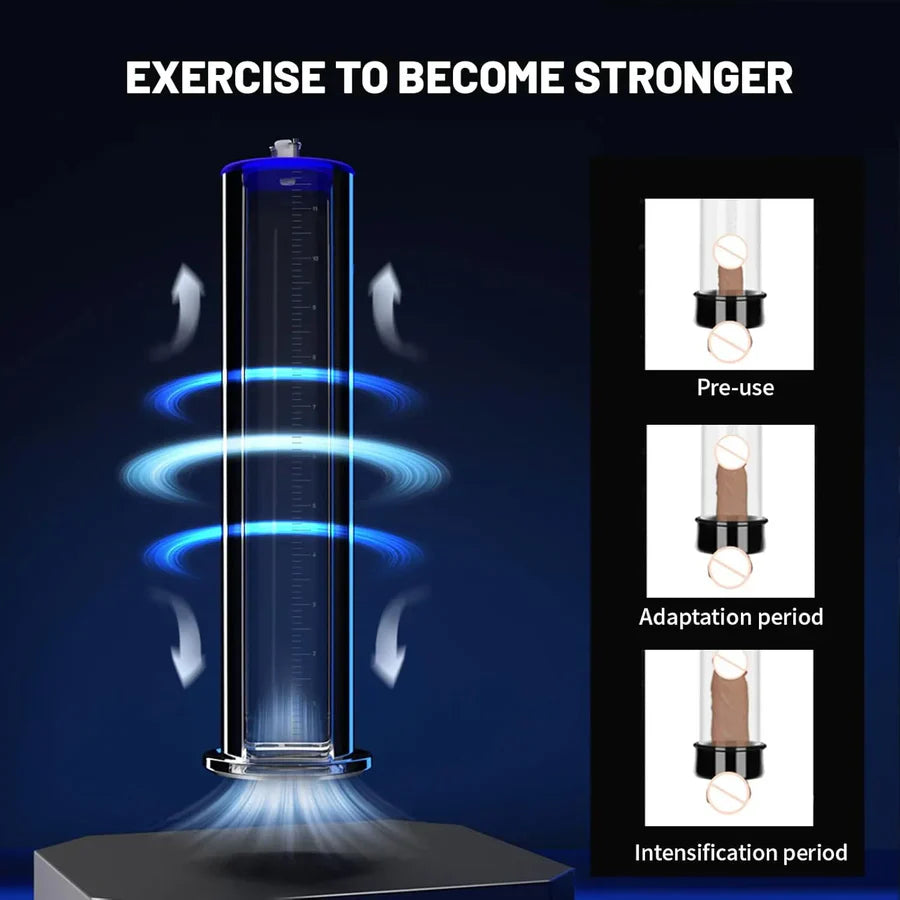 XP5 – Smart Electric Penis Pump with Dual Control, LCD Display & Precision Pressure System