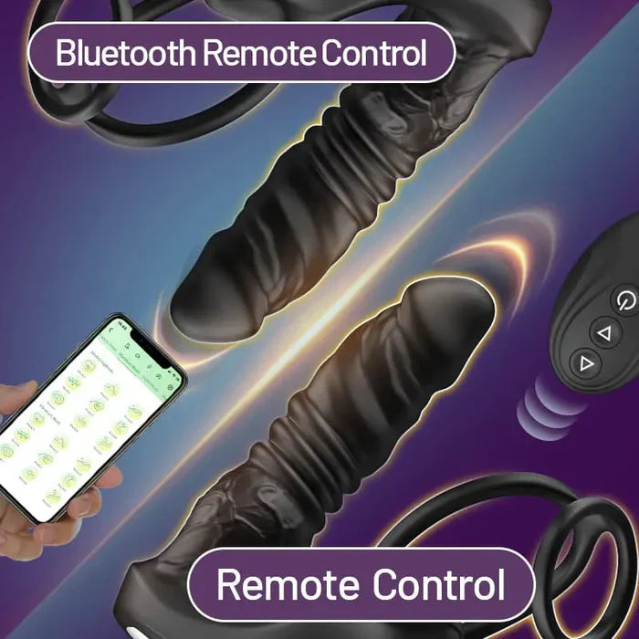 PM7 – Prostate Massager with Thrusting Motion, Dual Ring Support & 9 Vibration Modes