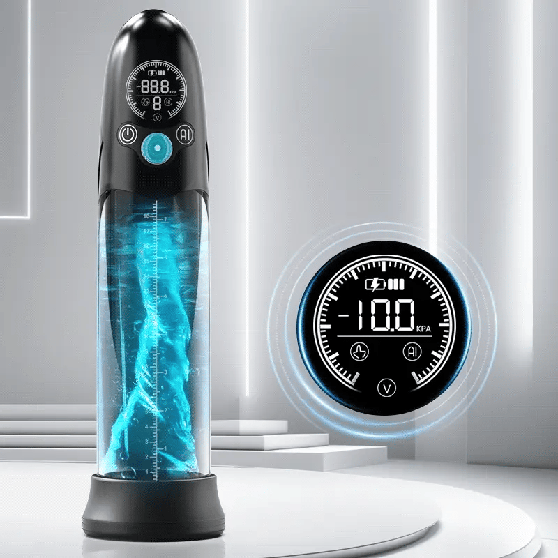 XP50S – AI Hydro Penis Pump with Digital Display, Dual Suction Modes & Smart Pressure Control