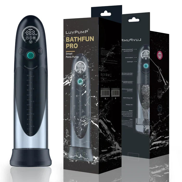 XP50S – AI Hydro Penis Pump with Digital Display, Dual Suction Modes & Smart Pressure Control