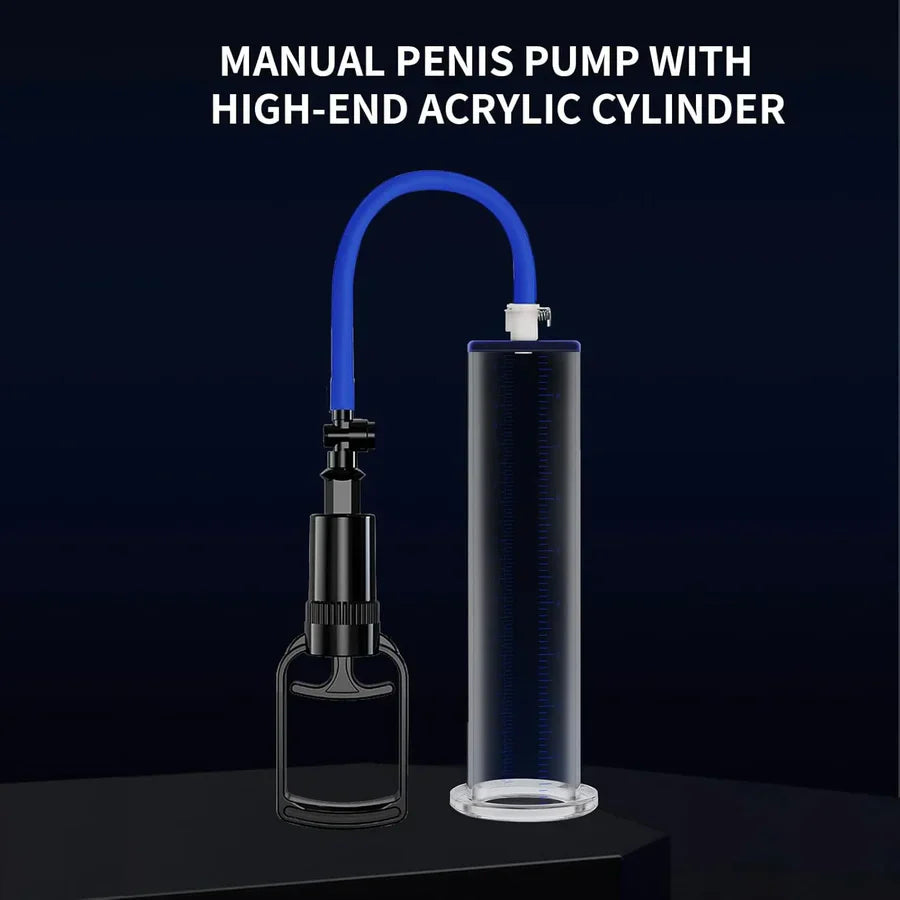 XP103S – ClassiMax T-Handle Manual Penis Pump with Quick-Disconnect & Pressure Control