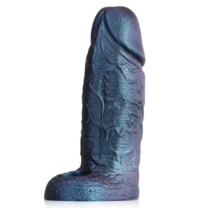 PCS37 – 6.3" x 2.2" Thick Platinum Silicone Cock Sleeve