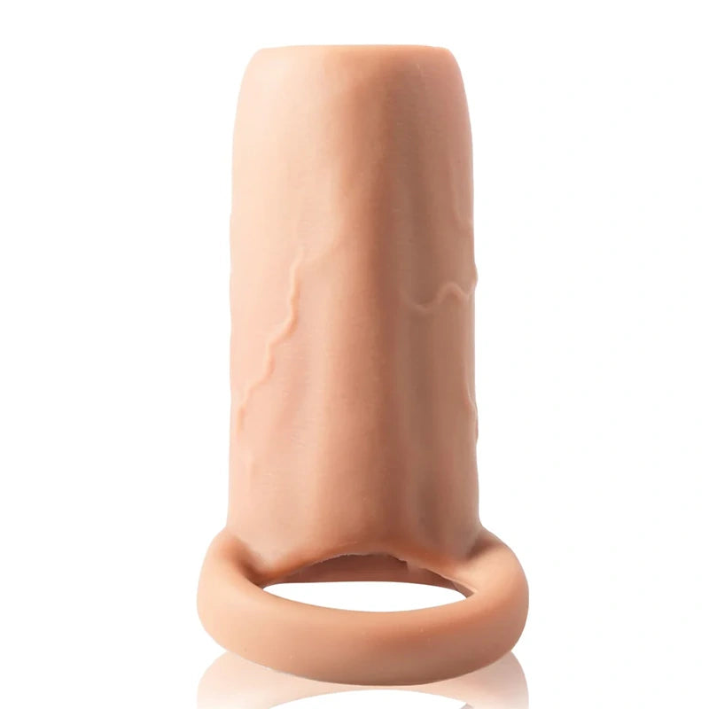 PCS11 – 3.7"x 2" Silicone Penis Girth Sleeve with Open-End Fit & Added Thickness