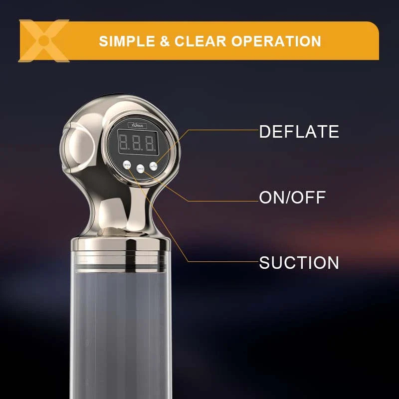 XP15 – Ultra Power Penis Pump with One-Click Release & Adjustable Pressure Control