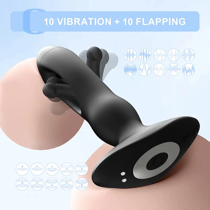 PM4 – Remote Control Prostate Massager with Vibrating & Thrusting Motion