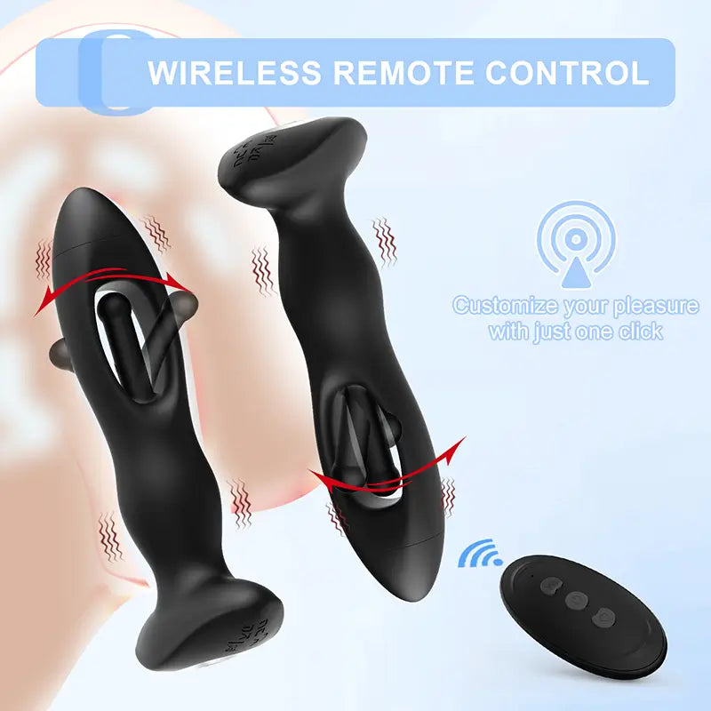 PM4 – Remote Control Prostate Massager with Vibrating & Thrusting Motion
