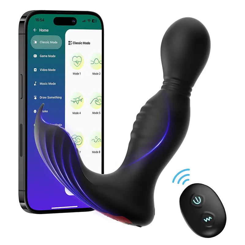 PM8 – App-Controlled Prostate Massager with Triple Motors & Multi-Mode Stimulation