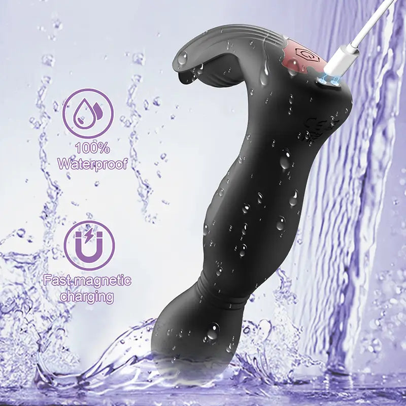 PM8 – App-Controlled Prostate Massager with Triple Motors & Multi-Mode Stimulation