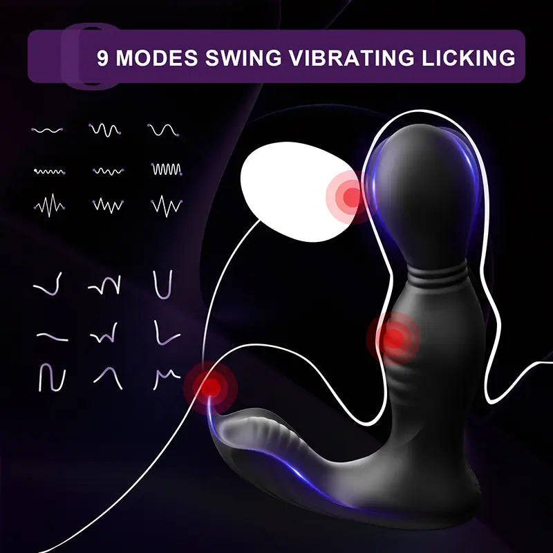 PM8 – App-Controlled Prostate Massager with Triple Motors & Multi-Mode Stimulation