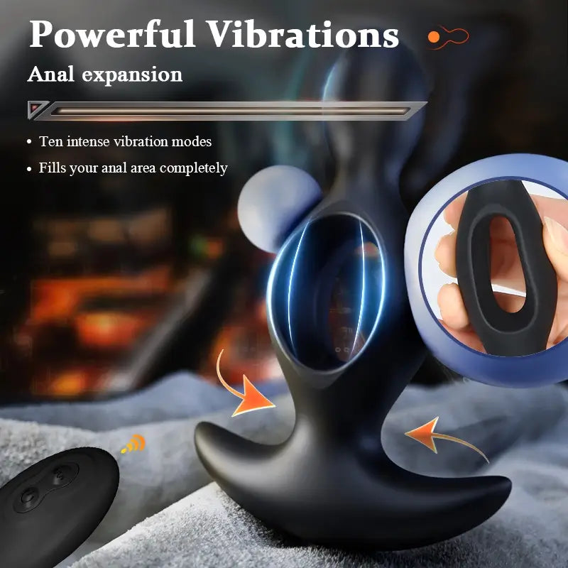 PM12 – Beginner Prostate Massager with Remote Control & 10 Vibration Modes