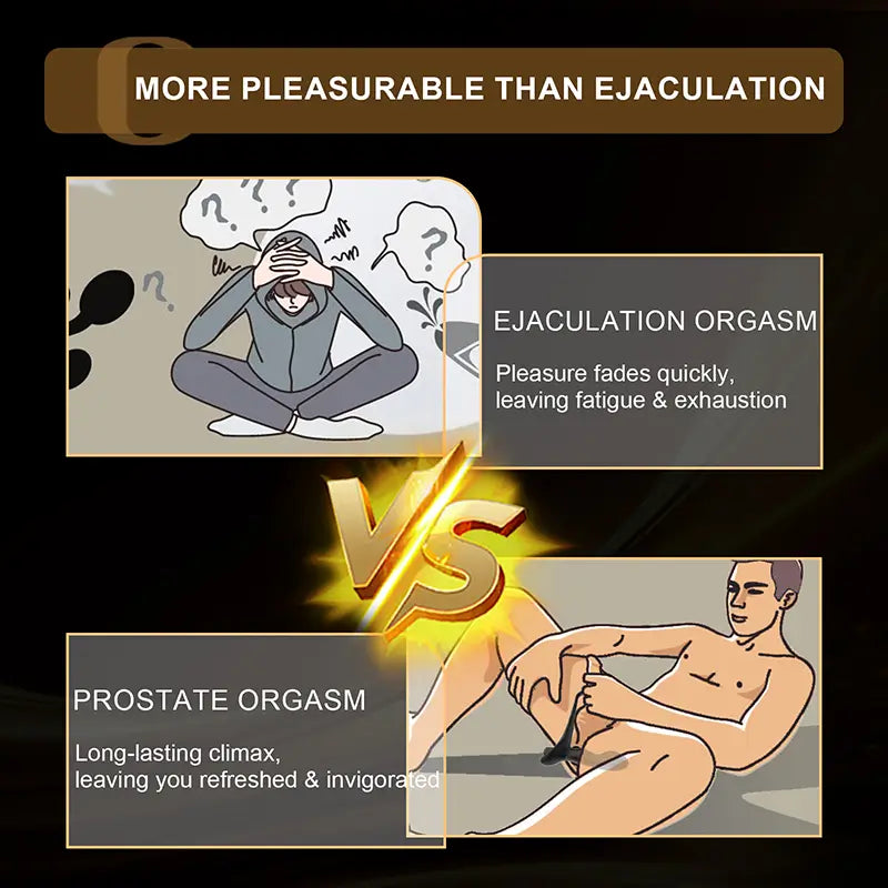 PM1 – Leten Raptor Prostate Massager with Dual Stimulation & 7 Vibration Modes