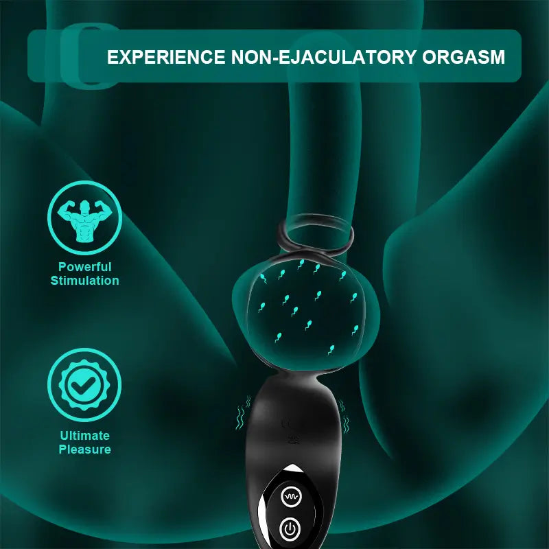 PM9 – Wearable Prostate Massager with Thrusting Motion, Vibration & Remote Control