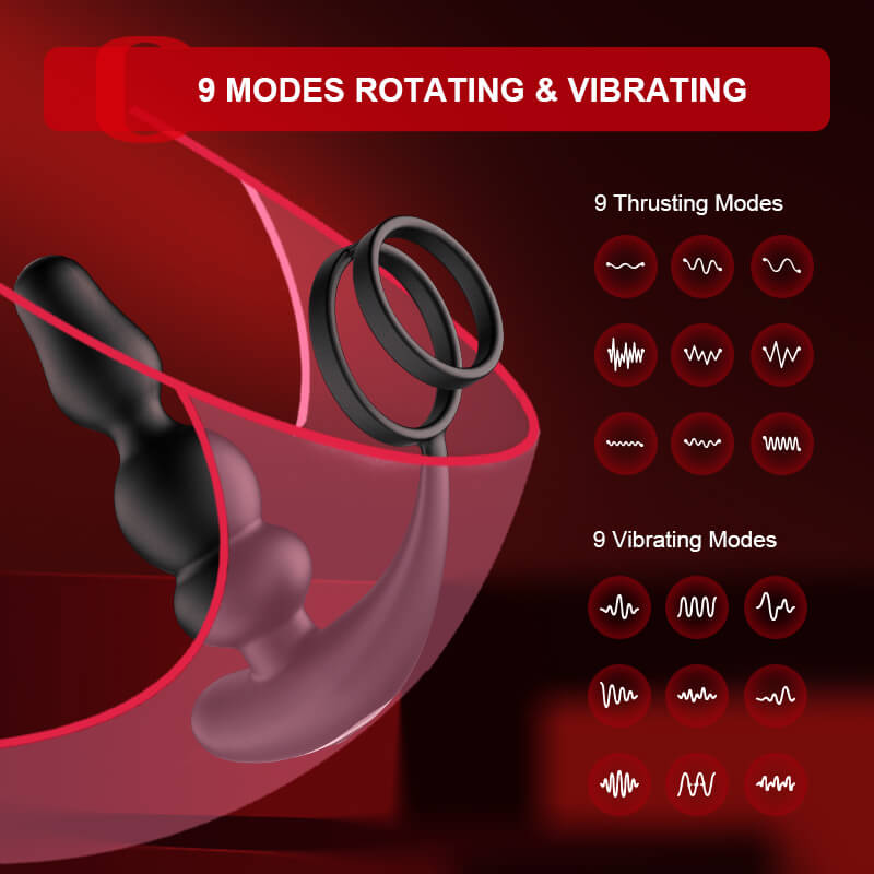 PM14 – Wearable Rotating Prostate Massager with Vibration & Remote Control