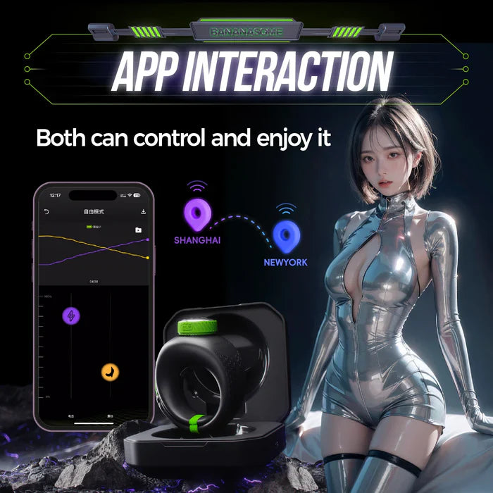 PH1 – Adjustable App-Controlled Electro & Vibrating Cock Ring with Dual Stimulation