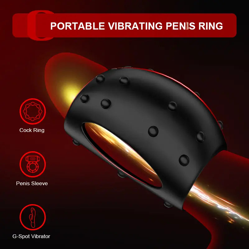 PH2 - 10 Modes Vibrating Cock Ring with Wearable