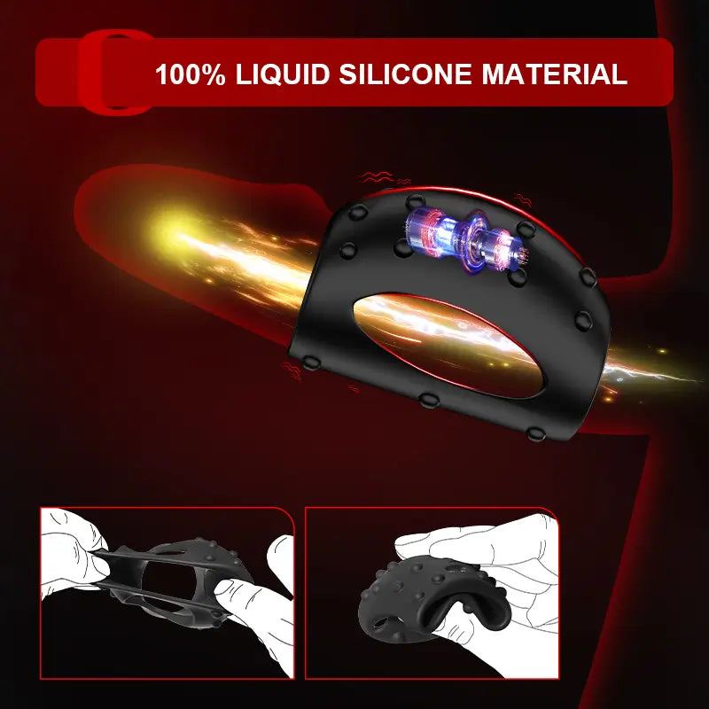 PH2 - 10 Modes Vibrating Cock Ring with Wearable
