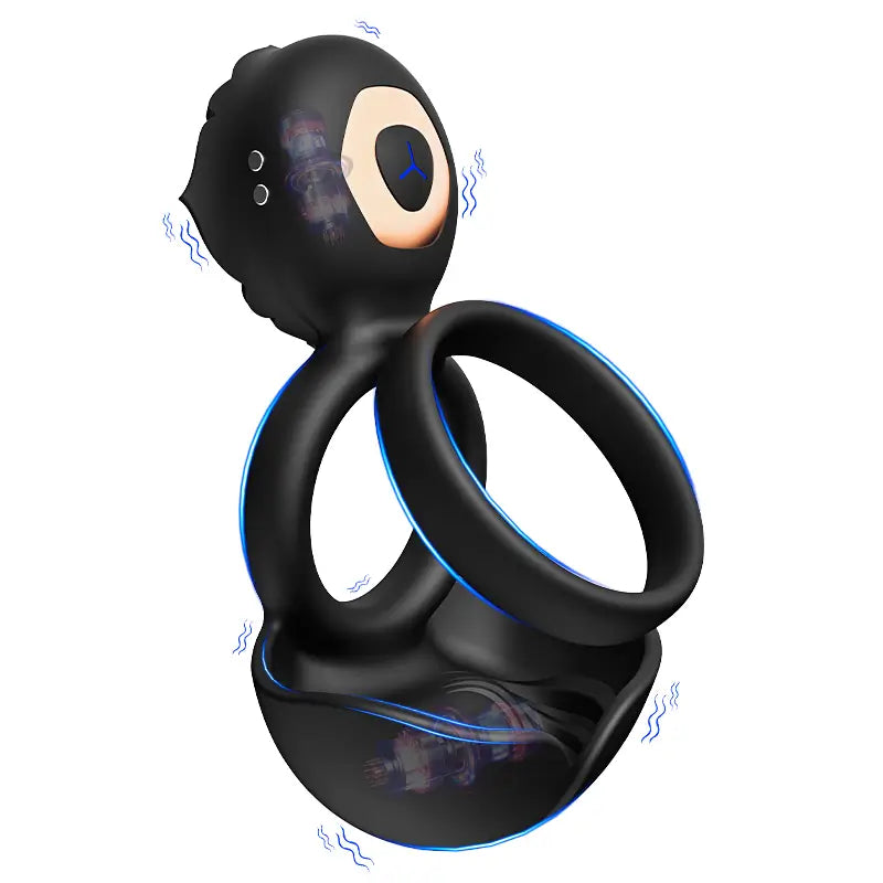 PH5 - 3-in-1 Multi-Point Stimulation Vibrating Cock Ring