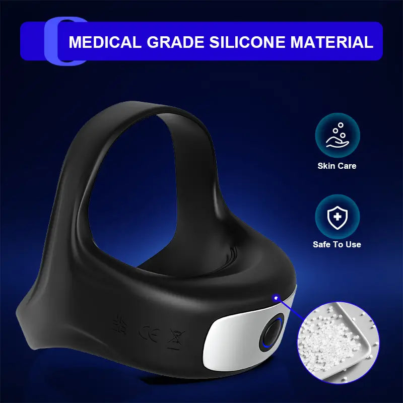 PH7 – Waterproof Vibrating Cock Ring with 10 Powerful Modes for Stronger, Longer Performance