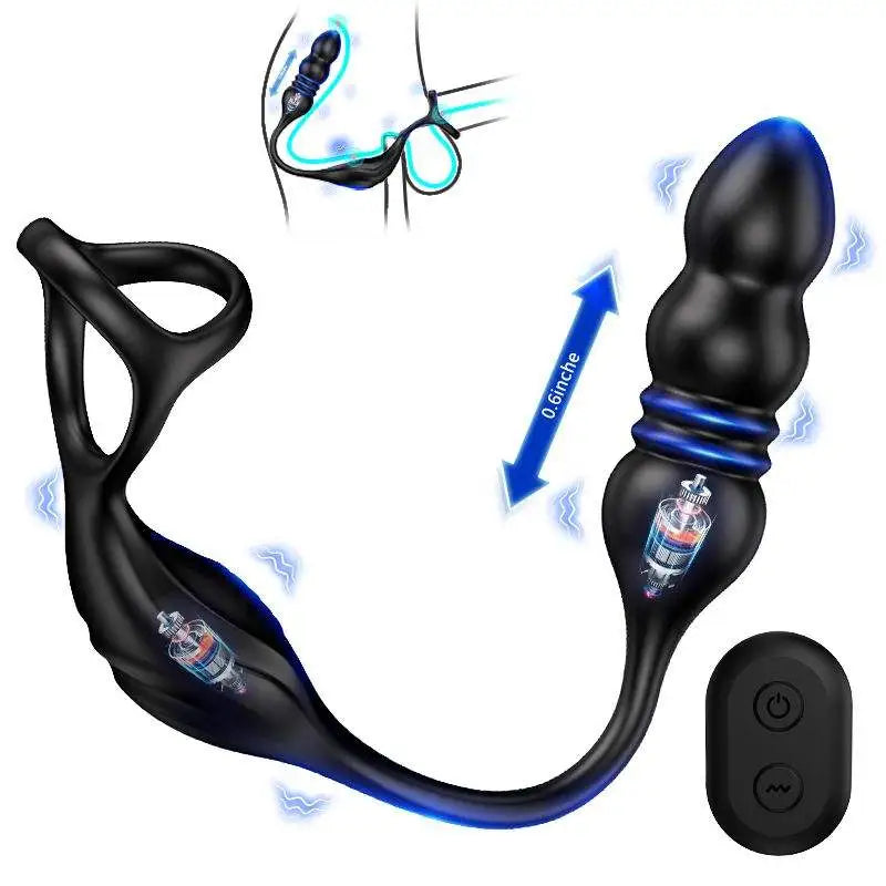 PM6 – Wearable Prostate Massager with Thrusting Motion, Dual Motors & 9 Vibration Modes