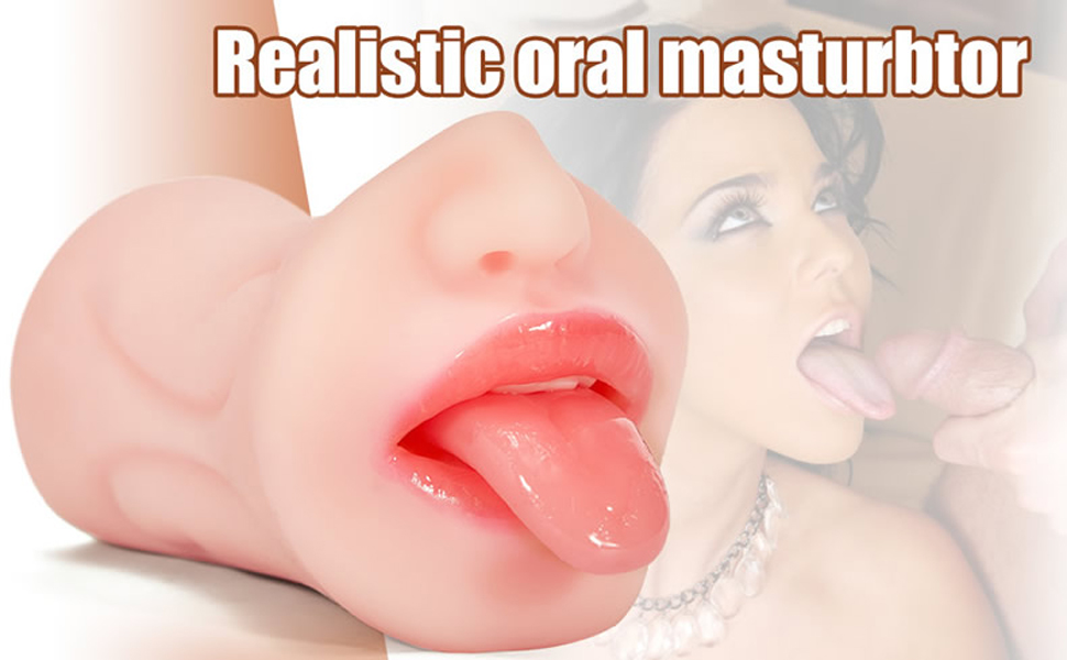 Blowjob Toy 2 In 1 Realistic Internal Channel Pocket Pussy Sex Toy 16