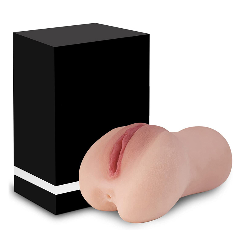 Realistic Vagina 3D Texture Channel 2 In 1 Pocket Pussy Toy 9