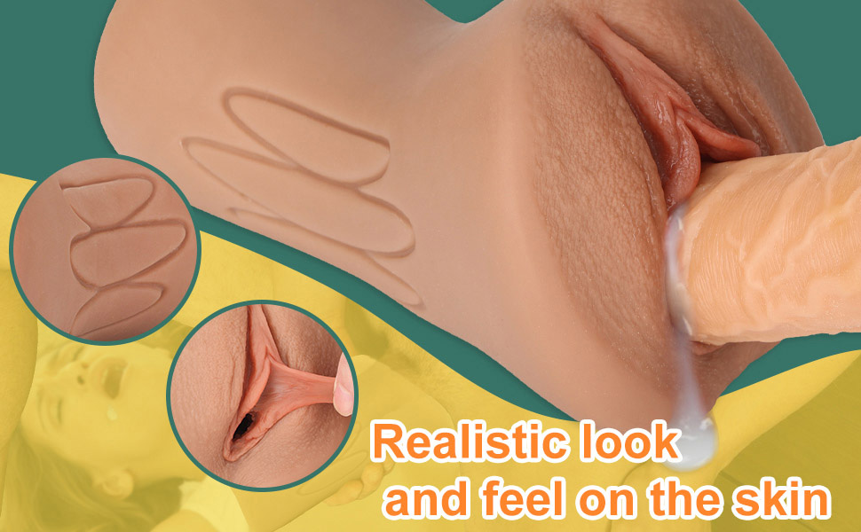 Realistic Vagina 3D Texture Channel Mens Pocket Pussy Vagina 16