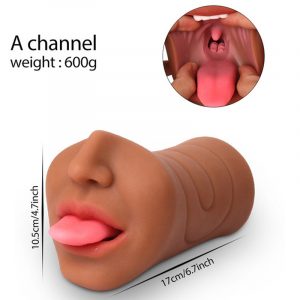 Blowjob Toy Realistic Single-Channel Deep Oral Sex Masturbator 2
